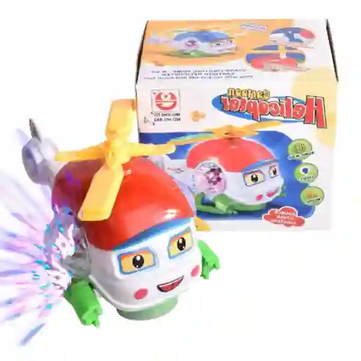 Helicoptero Luz Movimiento Y Sonido Infantil Para Bebe
