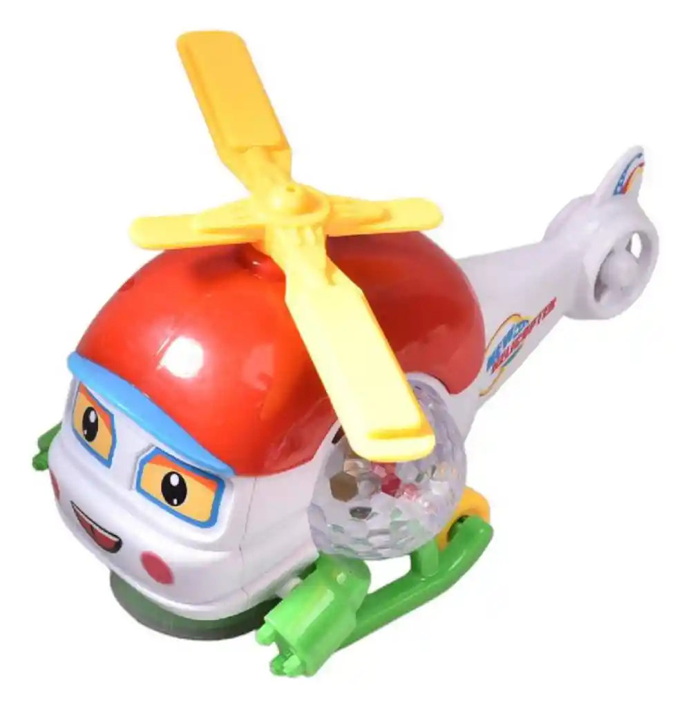 Helicoptero Luz Movimiento Y Sonido Infantil Para Bebe