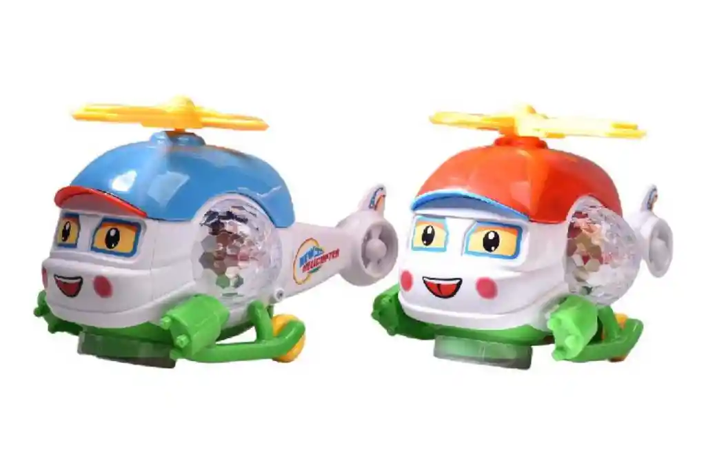 Helicoptero Luz Movimiento Y Sonido Infantil Para Bebe