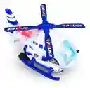 Helicoptero Police Con Luz Y Sonido