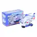 Helicoptero Police Con Luz Y Sonido