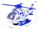 Helicoptero Police Con Luz Y Sonido