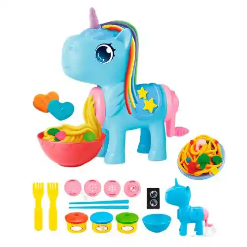 Juego De Plastilina Moldeable Figura De Unicornio Y Accesorios