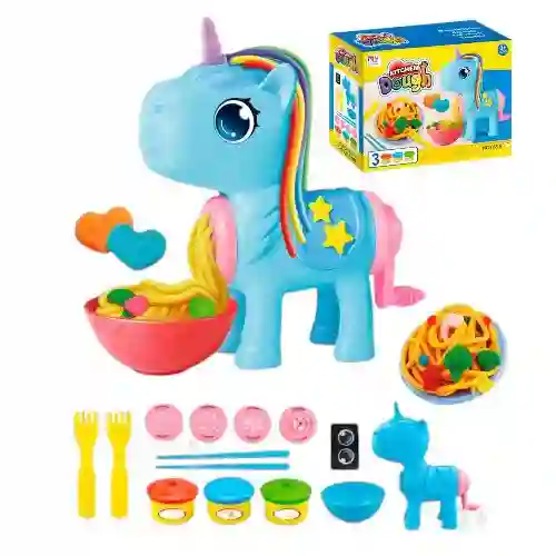 Juego De Plastilina Moldeable Figura De Unicornio Y Accesorios