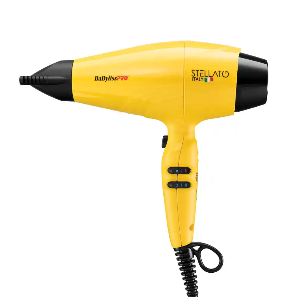 Secador Profesional Babyliss Pro Stellato Italy Amarillo