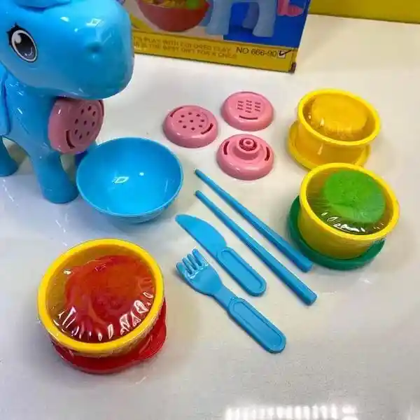 Juego De Plastilina Moldeable Figura De Unicornio Y Accesorios