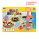 Juego De Plastilina Moldeable Figuras Postres Y Accesorios