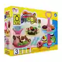 Juego De Plastilina Moldeable Figuras Postres Y Accesorios