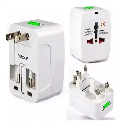 Adaptador Convertidor Enchufe Universal Internacional Europa