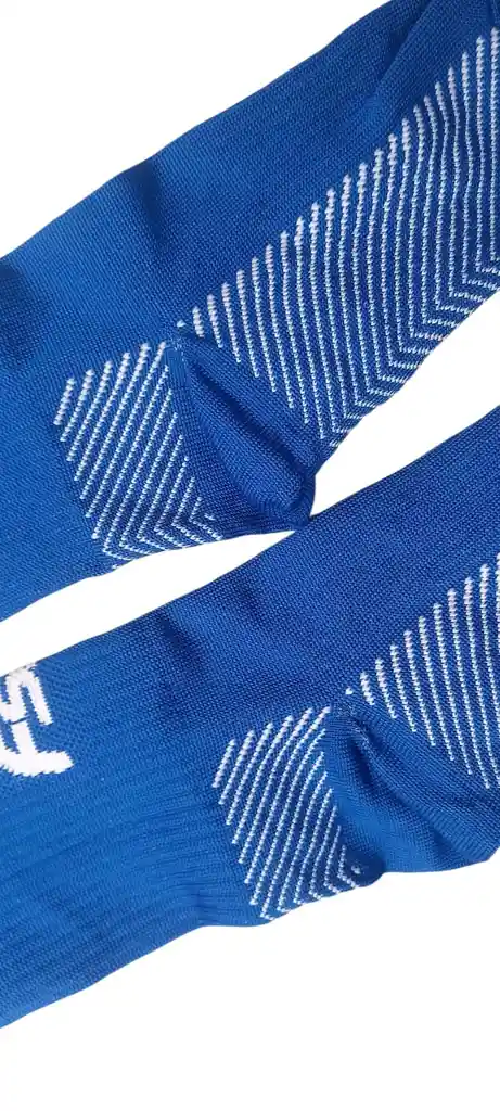 Par De Medias De Fútbol Largas Deportivas Profesionales Fss - Azul Rey - Talla 10 - 12