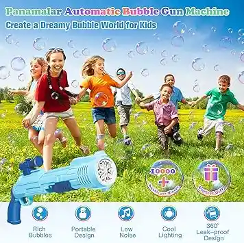 Maquina Lanzador Fold De Burbujas Para Niños