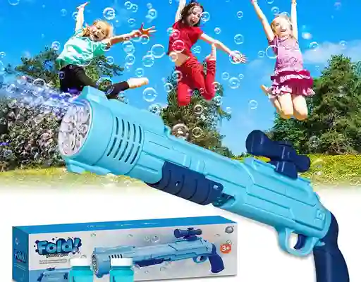 Maquina Lanzador Fold De Burbujas Para Niños