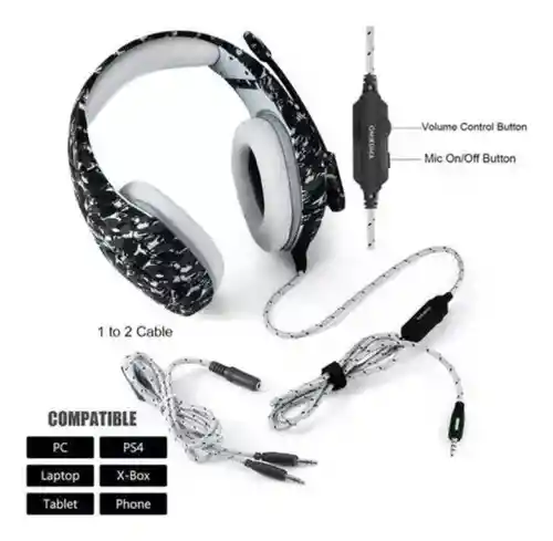 Audífonos Gamer Con Cable K1