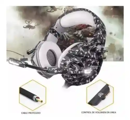 Audífonos Gamer Con Cable K1