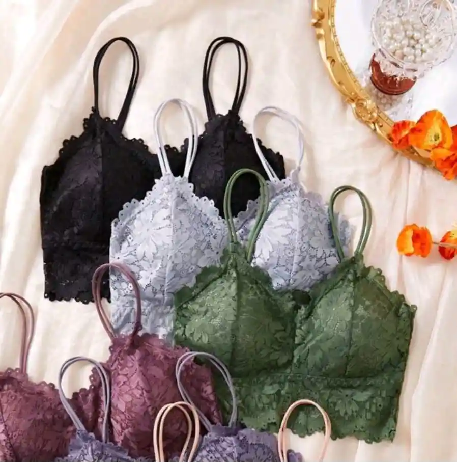 Bralette Encaje Floral