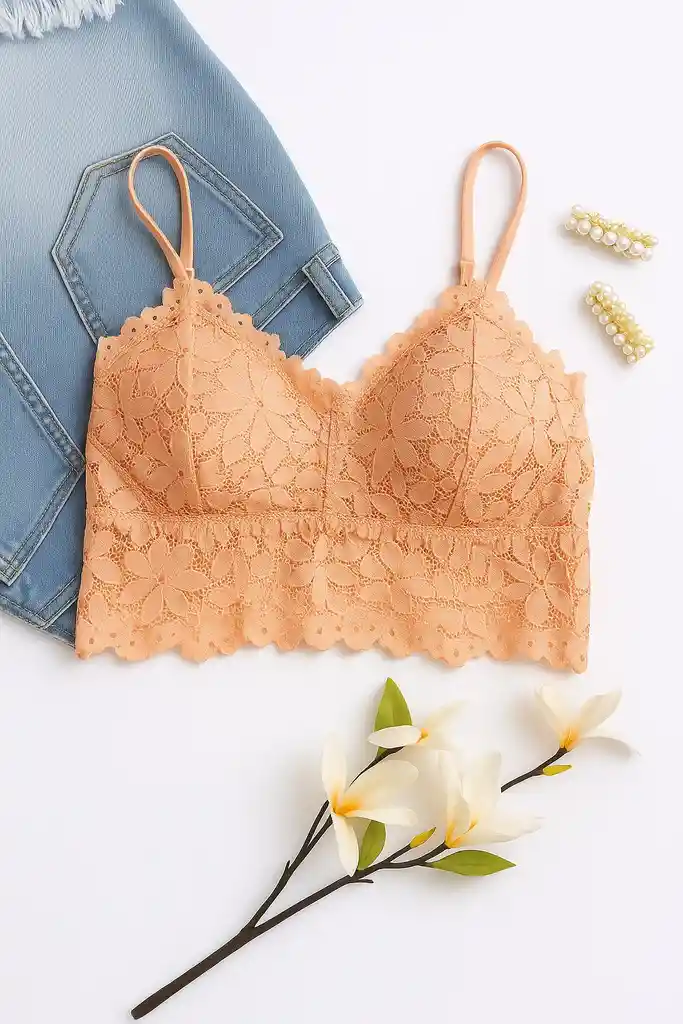 Bralette Encaje Floral