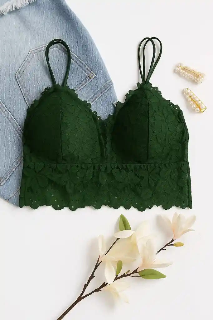 Bralette Encaje Floral
