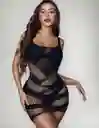 Malla Vestido Con Brillos Diva