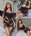 Malla Vestido Con Brillos Diva