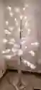 Arbol Luces Luz Led Plumas Navidad Chamizo Flores