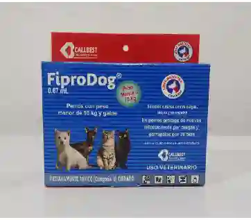 Fiprodog 0.67ml- Hasta 10kls - (fipronil)