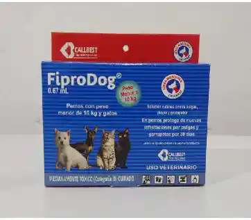 Fiprodog 0.67ml- Hasta 10kls - (fipronil)