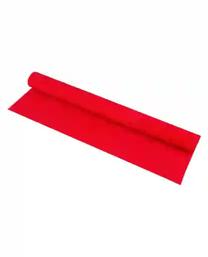 Papel Crepe, Pliego Color Rojo