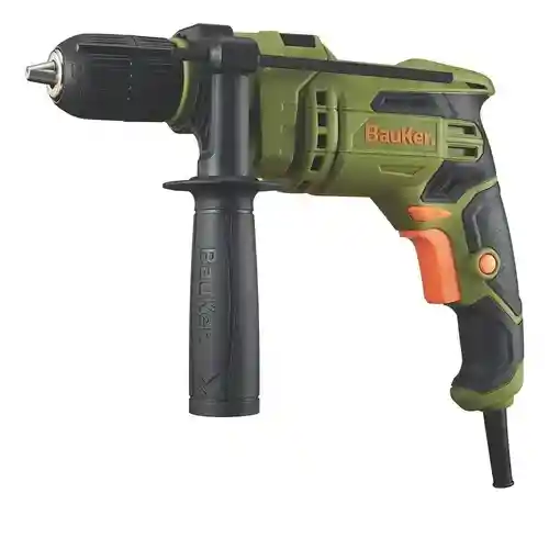 Kit Taladro Bauker 1/2-pulg 650w + Pulidora 4-1/2 820w Color Verde Frecuencia 60