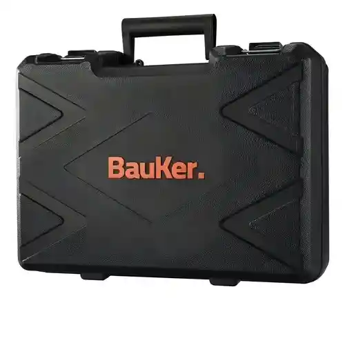 Kit Taladro Bauker 1/2-pulg 650w + Pulidora 4-1/2 820w Color Verde Frecuencia 60