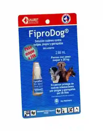 Fiprodog 2.68ml- Hasta 40kls - (fipronil)