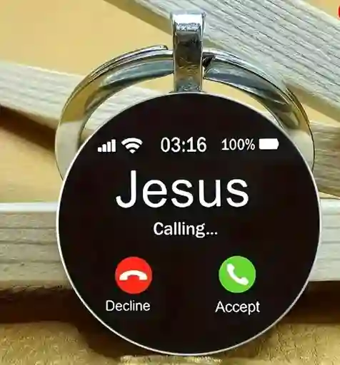 Llavero 2d Jesus Calling - Regalo