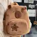 Bolso Mochila Peluche Capibara