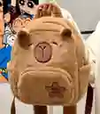 Bolso Mochila Peluche Capibara