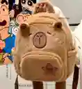 Bolso Mochila Peluche Capibara