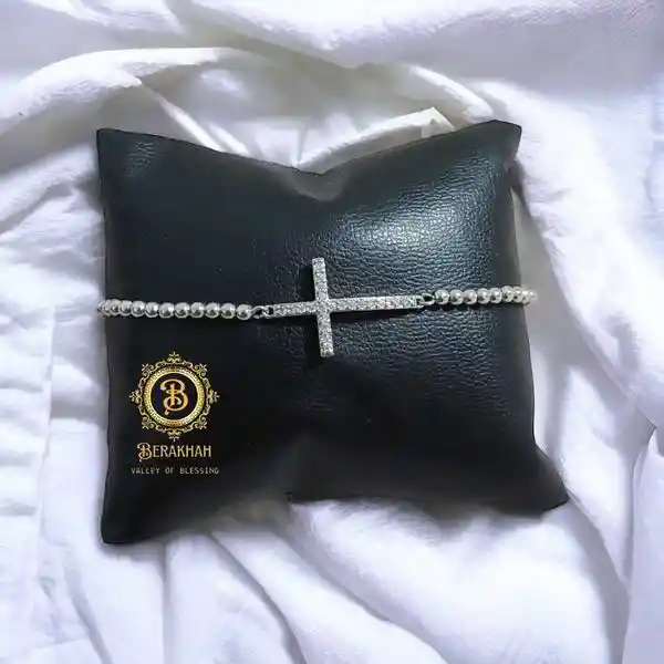 Pulsera Cruz De Salvación Radiante