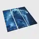 Cuadro Retablo 3 Piezas Leon Estrellas