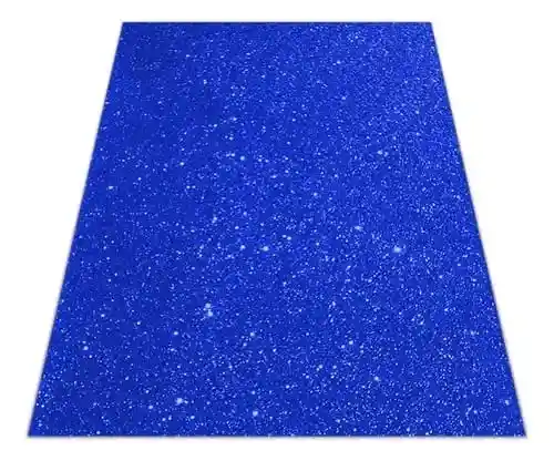 Foamy 1/8 Escarchado Color Azul