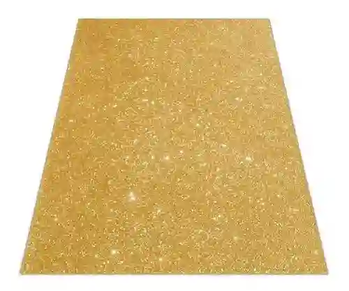 Foamy 1/8 Escarchado Color Dorado