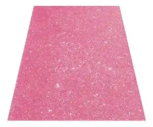 Foamy 1/8 Escarchado Color Rosado