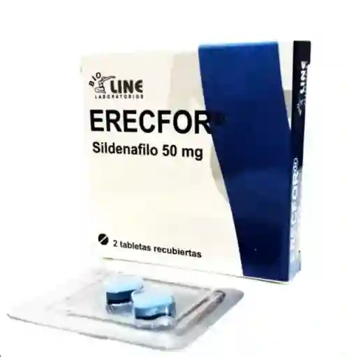 Erecfor Sildenafilo 80 Mg X 2 Tabletas