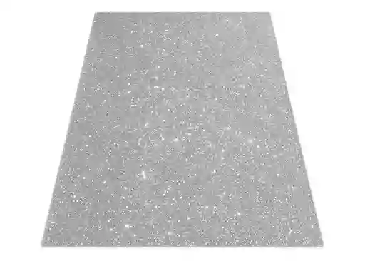 Foamy 1/8 Escarchado Color Plateado
