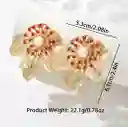 Aretes Flor Amapola