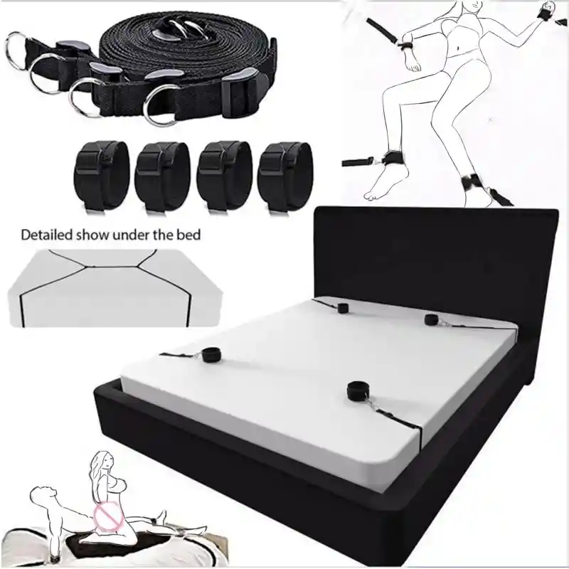 Amarre A La Cama Sadomasoquista Juego En Pareja Sado Bdsm Bondage Cuerdas Fetiche Fetichista