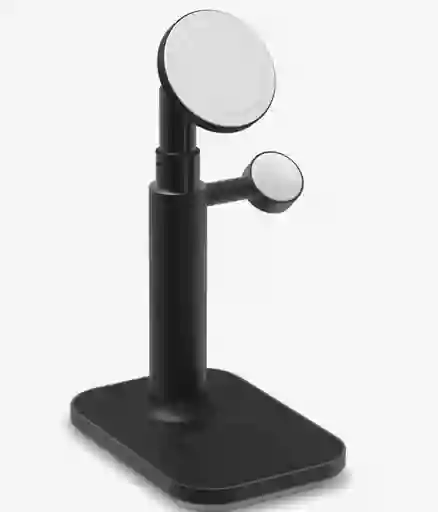 Base De Carga Inalámbrica Mophie Qi2 Magsafe 3 En 1 - Negro