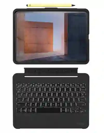 Case Resistente Con Teclado Zagg Para Ipad Pro 11 - Negro