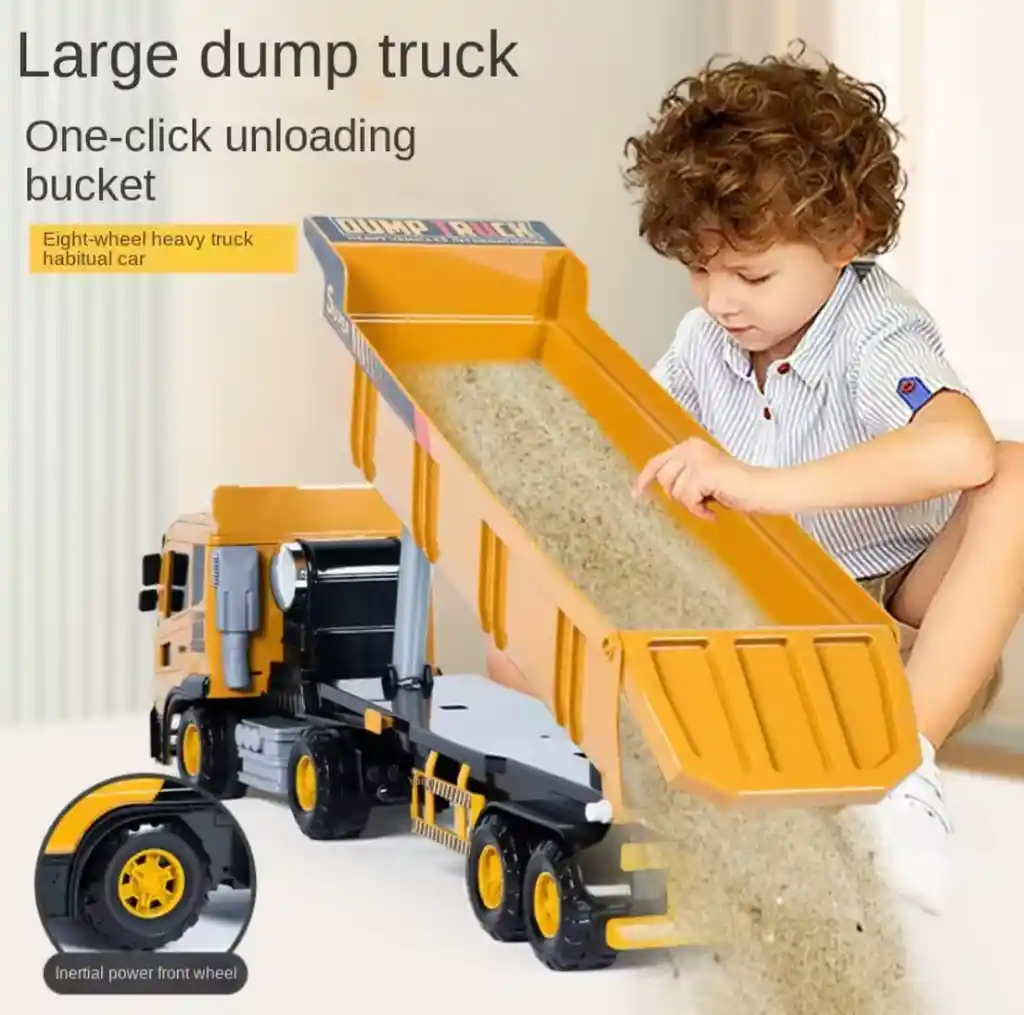 Volqueta De Juguete A Escala 136 De Impulso En Plastico