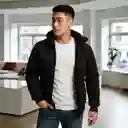 Chaqueta Impermeable Para Hombre Con Interior En Tela Ovejera Kanu Negra Talla L