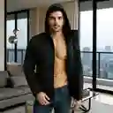 Chaqueta Impermeable Para Hombre Con Capucha Removible Orion Negra Talla M