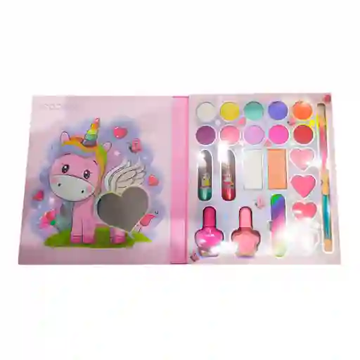 Kit De Maquillaje Para Niñas Juguete Princesas Unicornio Set