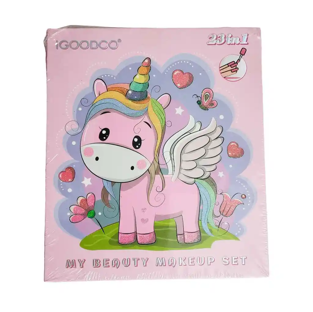 Kit De Maquillaje Para Niñas Juguete Princesas Unicornio Set